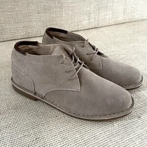 Kenneth Cole Real Deal Tan Suede Chukka Boots Lace Up Women's Size 5